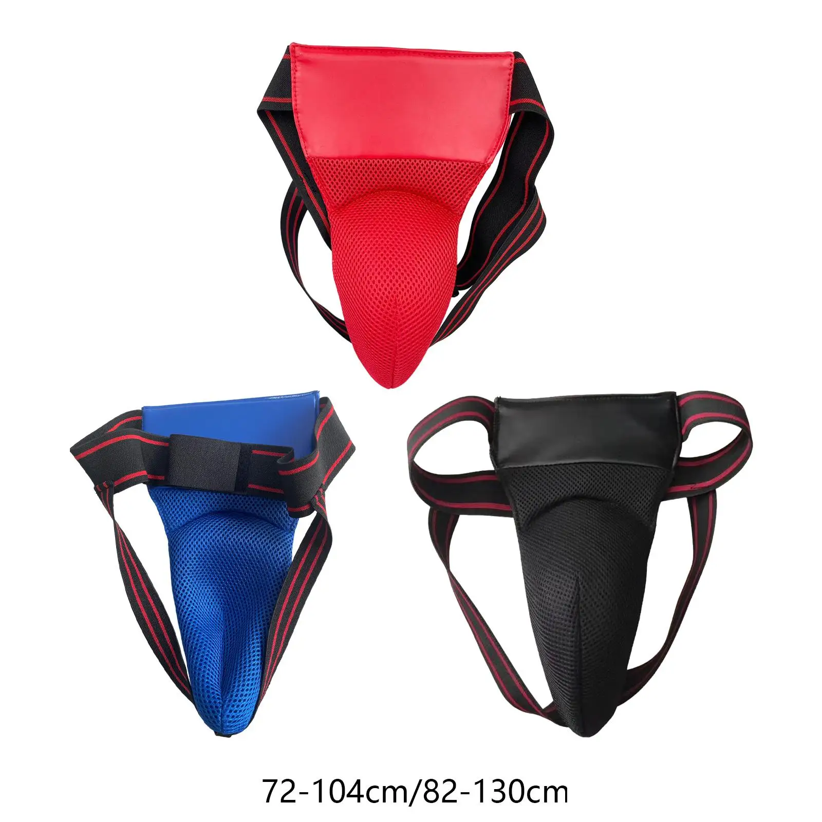 Taekwondo Groin Guard Adjustable Protective Gear for Men Practical Taekwondo Jockstrap for Sanda Muay Thai Kung Fu Training Mma