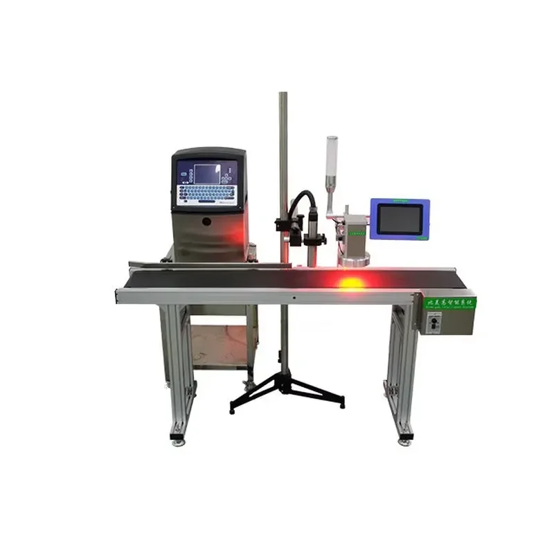 New Easy-to-Operate Integrated Equipment Automatic Coding Detection for Expiry Date Print CO2 Fiber Machines for