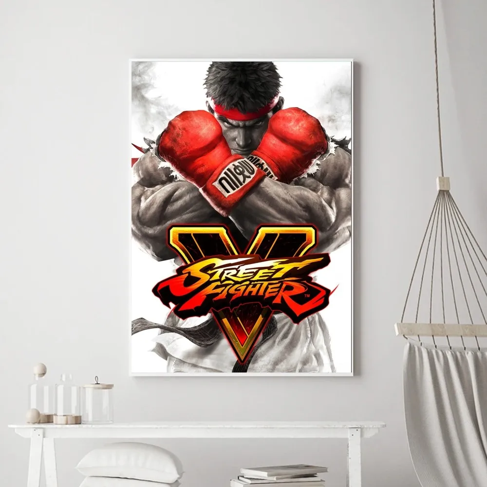 Street Fighter 2 3 4 5 6 Video Game Poster Prints Poster Wall Painting Bedroom Living Room Wall Bar Restaurant Sticker Large