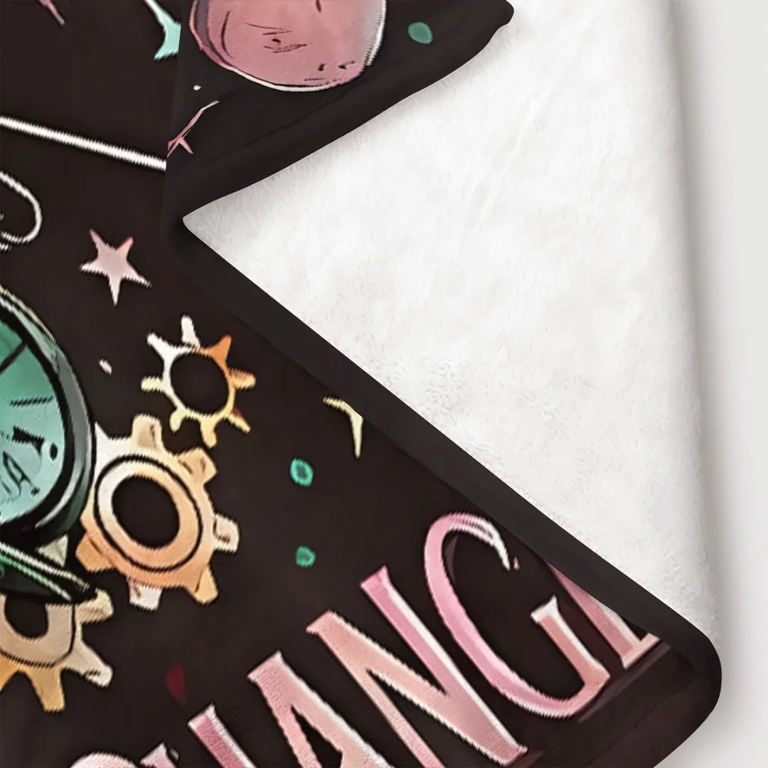 1 قطعة بطانية الهالوين المطبوعة الشريرة لكرسي الأريكة بطانية ناعمة صديقة للبشرة 2025 جديد لتزيين المنزل والهالوين