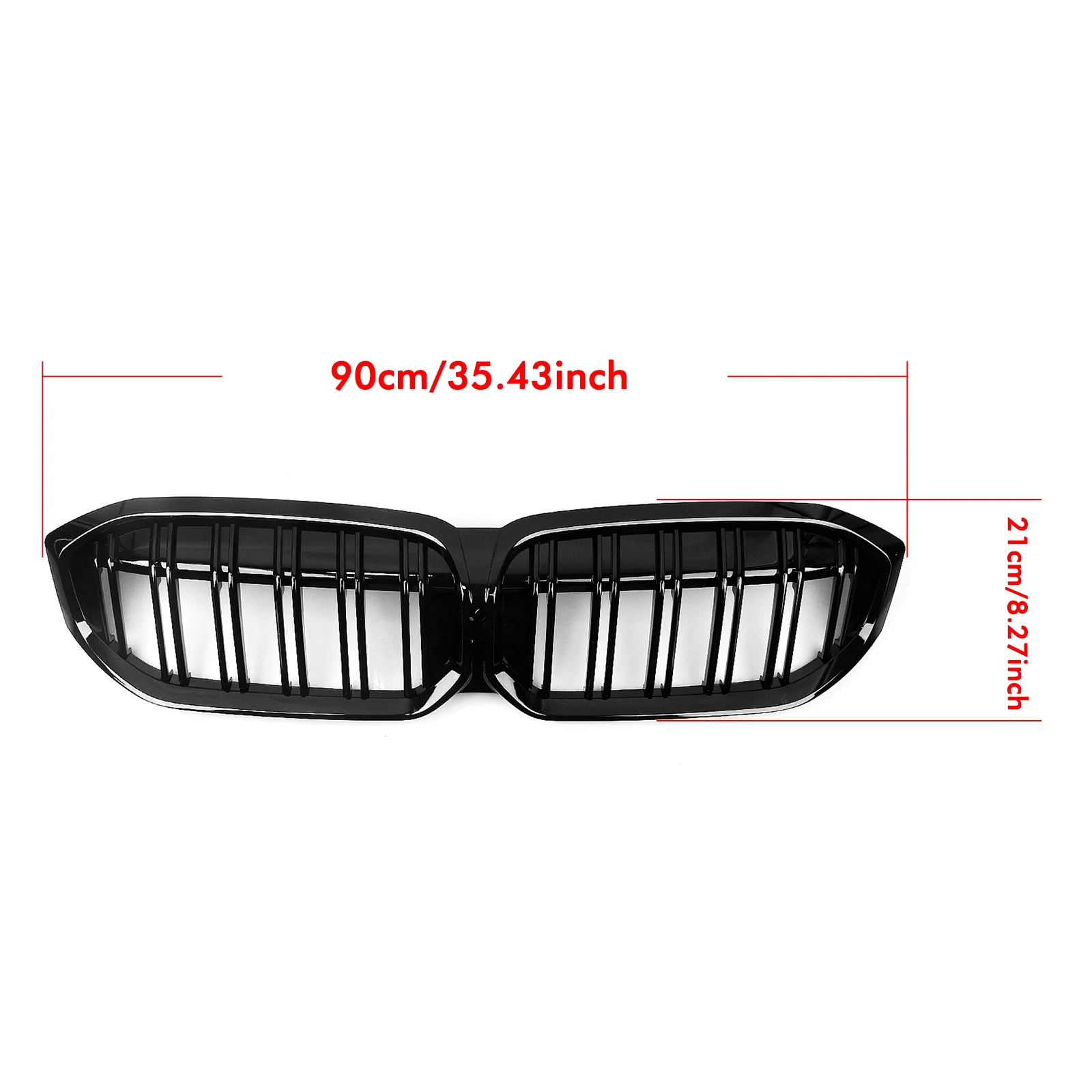 

Передняя решетка радиатора (ноздри) для BMW 3 серии G20 G21 G28 330i M340i 2023-2025, верхняя сетчатая решетка бампера, гоночная решетка
