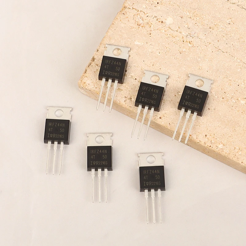 10 Pcs IRFZ44N TO220 IRFZ44NPBF TO-220 IRFZ44 Mosfet Transistor Kit Original 55V 49A MOS Tube