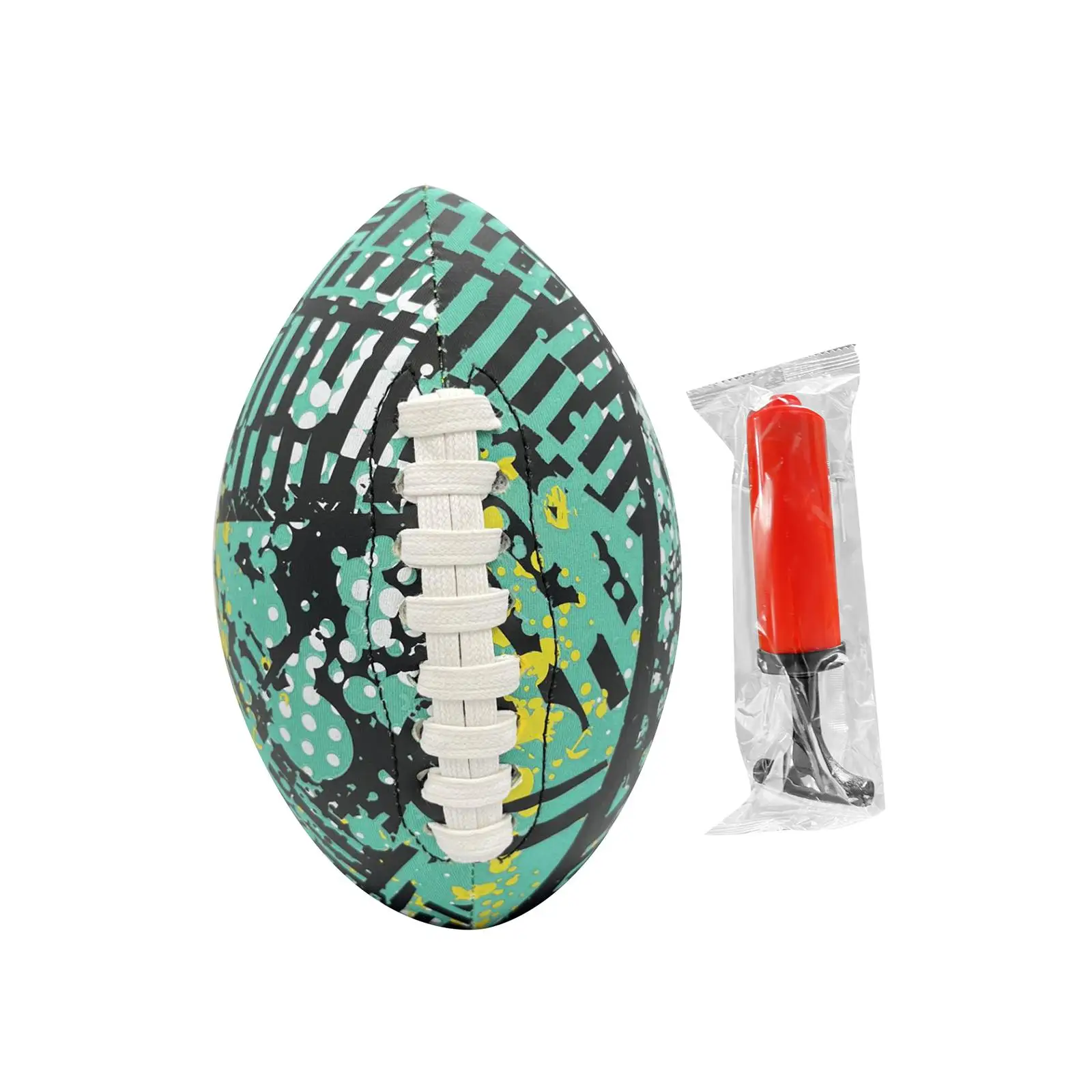 Rugby Ball Portable Water Football Small for Sports Competition Game Playing