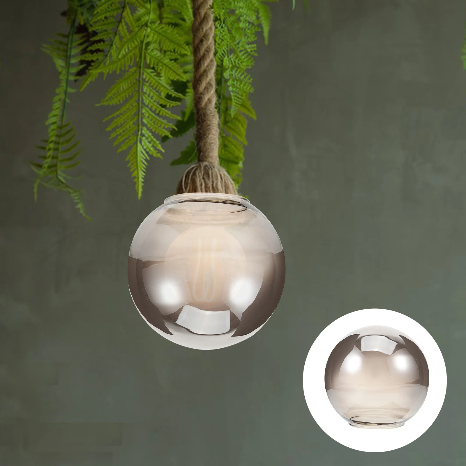 

Glass Globe Lampshade Replacement Pendant Light Cover Decorative Lamp Shade for Home Globe Glass Lamp Shade White Lampshade