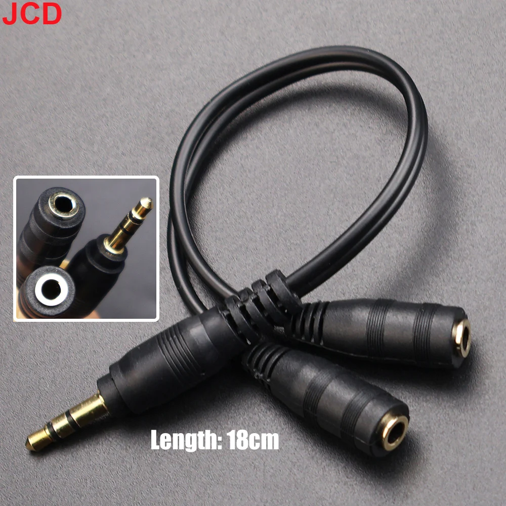 JCD 1 mâle à 2 double femelle  - Earphone Splitter Jack avis et prix