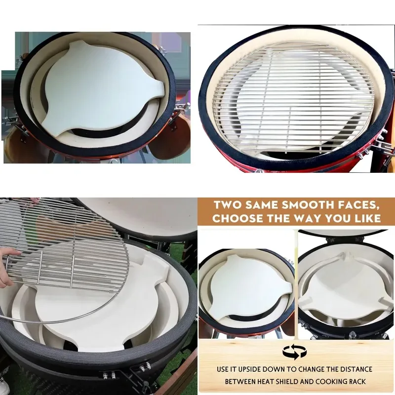 Stone Insulation BBQ Accessories with Feet for Outdoor Camping Baking Waterproof Dustproof 16 21 23 Inch