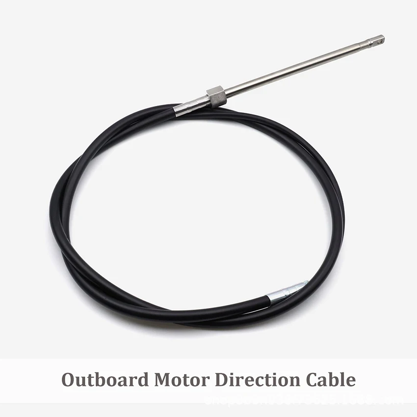 Mechanical Steering System Marine Outboard Engine Motor Control Cable Yacht Fishing Boat Speedboat Steering Control Cable 8-16FT
