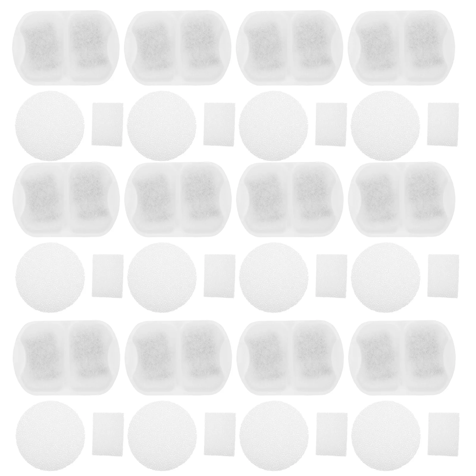 

48pcs Pet Water Fountain Filters Replacement For Cat Dog Automatic Water Dispenser Advanced Filtration Removes Chlorine Odors