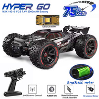 1/14 MJX HYPER GO 14210 Brushless 4WD RC Car 75KM/H 2.4g RC Racing Car Remote Control Cars Off-Road Truck