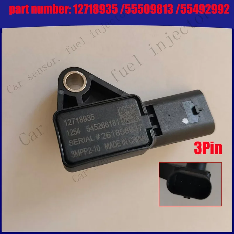 Q+ Crankcase Pressure Sensor 12718935 for 2020-2023 Buick Cadillac Chevrolet 2.0L