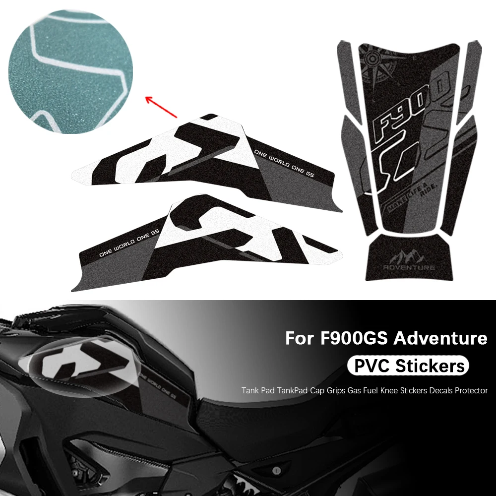 

Motorcycle For F900GS F 900 Adventure Tank Pad Cap Grips Gas Fuel Knee Stickers Decals Protector F900 GS ADV 2024 2025 2026