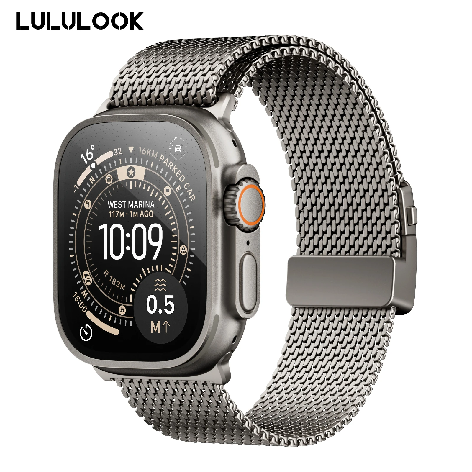 Correa Milanesa Titanio LULULOOK Apple Watch