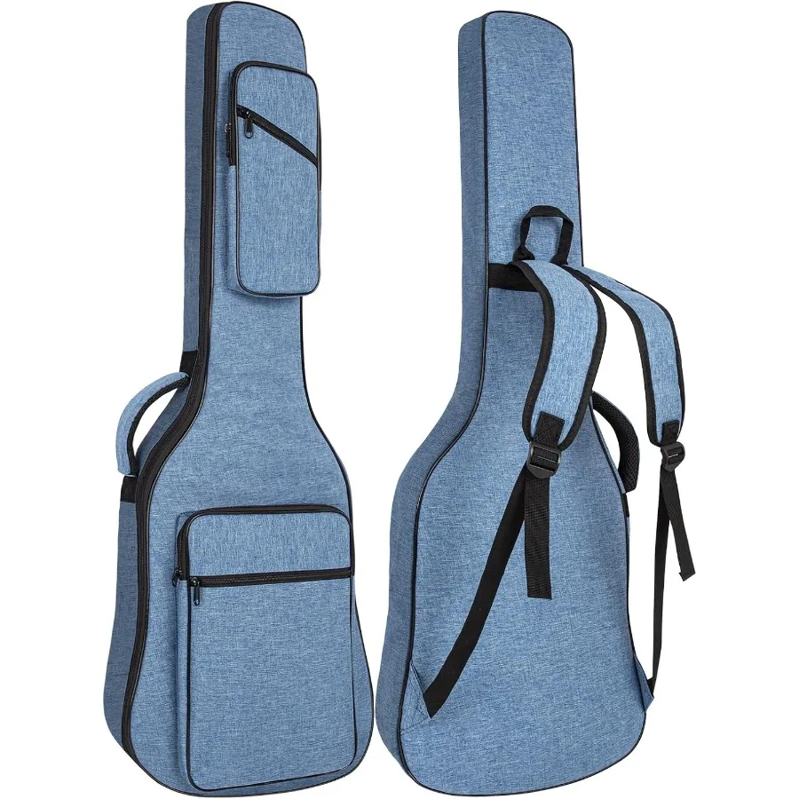 

0.3in Thick Padding Backpack Soft Electric Guitar Gig Bag Padded Guitar Case Adjustable Shoulder Strap Gig Bag with Back Hanger