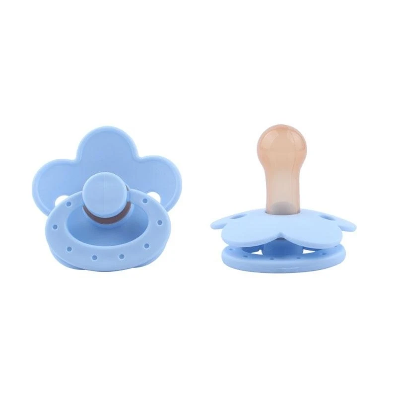 

J15U Baby Soft Silicone Pacifier Teether Soother Dummy Nipple Newborn Infant Nursing Chewing Care Shower Gift