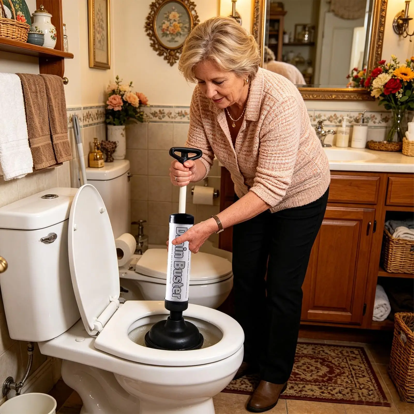 Powerful Drain Buster Plunger Toilet Unblocker Plumbing Sink Remover Sucker Tool Pipeline Dredge For Toilet Bathtub Sink view 4