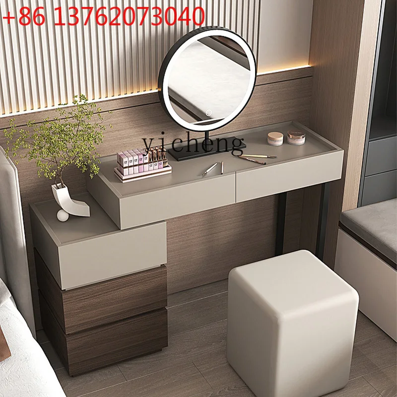 

Zz современный простой комод из цельного дерева, встроенный шкаф для спальни, многофункциональная прикроватная тумбочка для маленькой квартиры, макияж