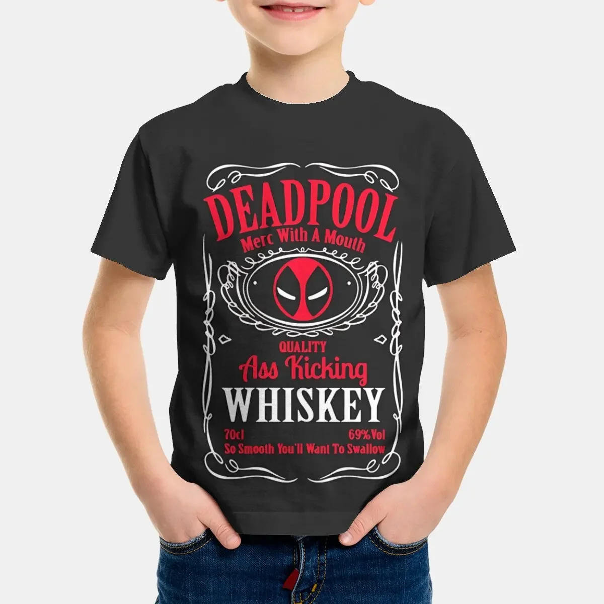 

Deadpools Print Baby Clothing 5 to 14 Years Male Outdoor Clothes for Marvels Hero Children Boy Girl Child T-Shirt Top Shirts