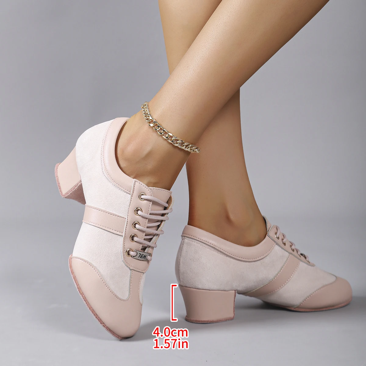 Women Modern Dance Shoes For Latin Tango Salsa Party Ballroom Dance Shoes With Split Sole Teachers Indoor Training Dance Sneaker