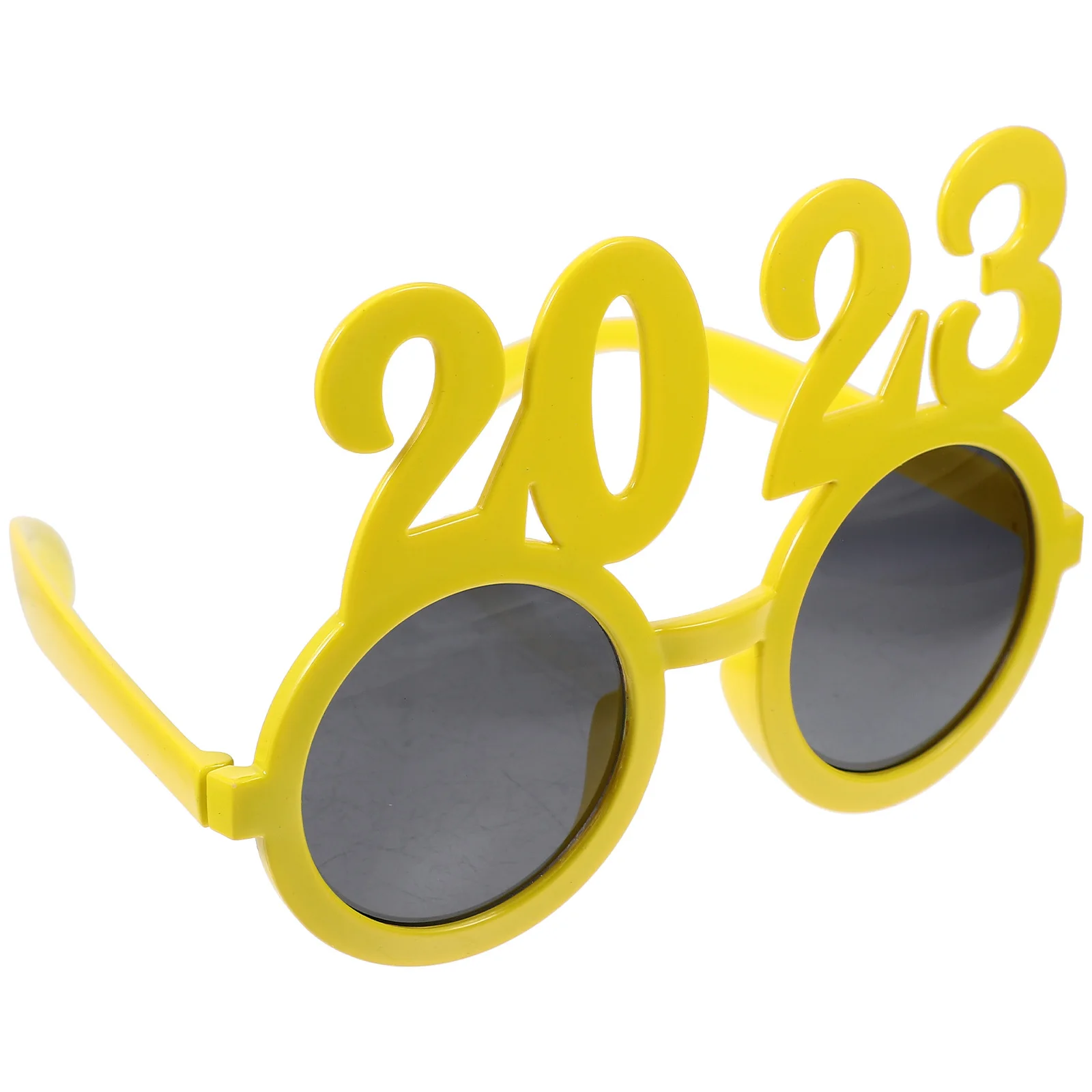 

1 Pair 2023 Number Sunglasses Plastic Funny Eyewear For New Year Party Graduation Cosplay Decor Props Accessory