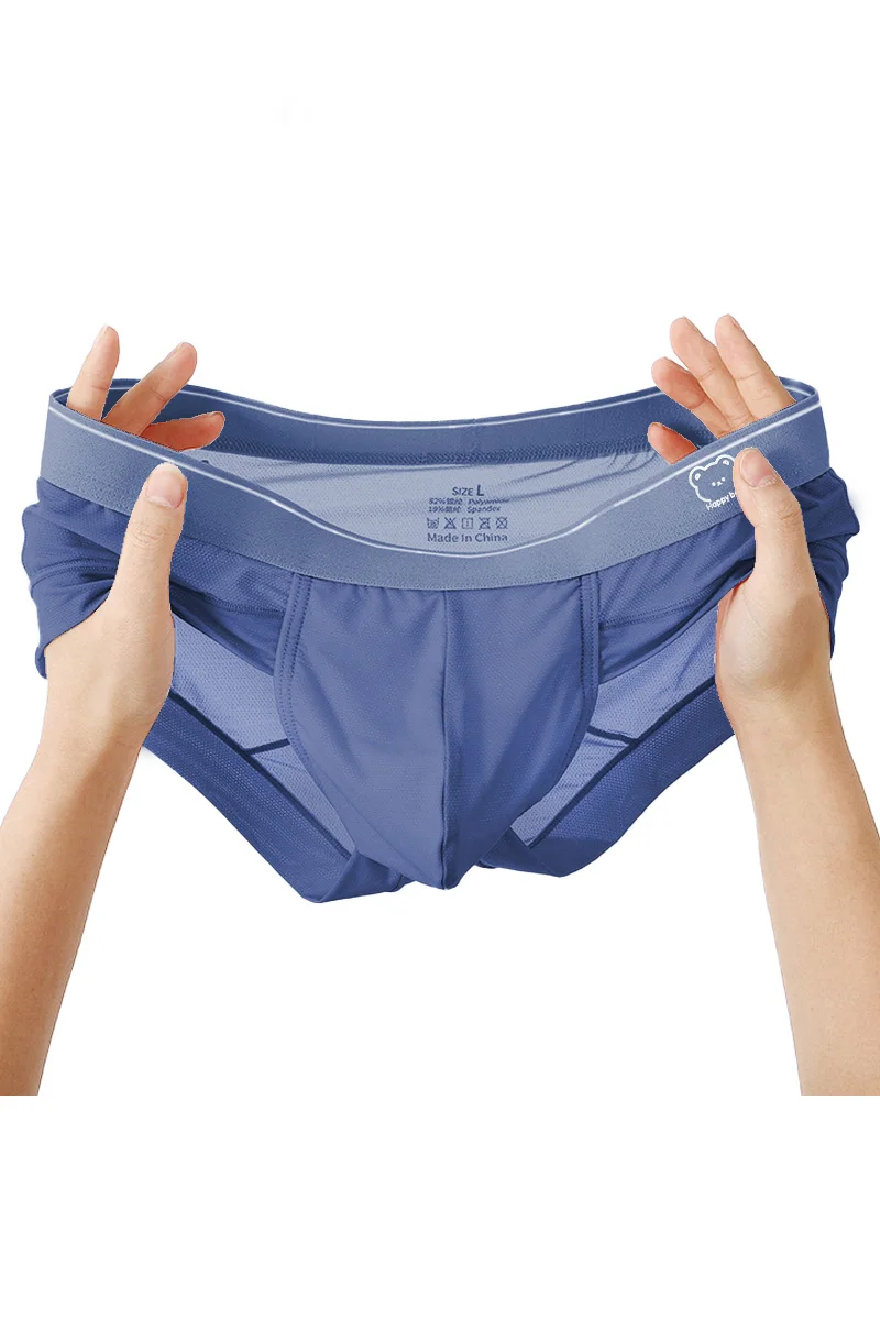 

Летнее мужское нижнее белье, боксеры, выпуклые трусы из ледяного шелка, ультратонкие дышащие крутые трусики