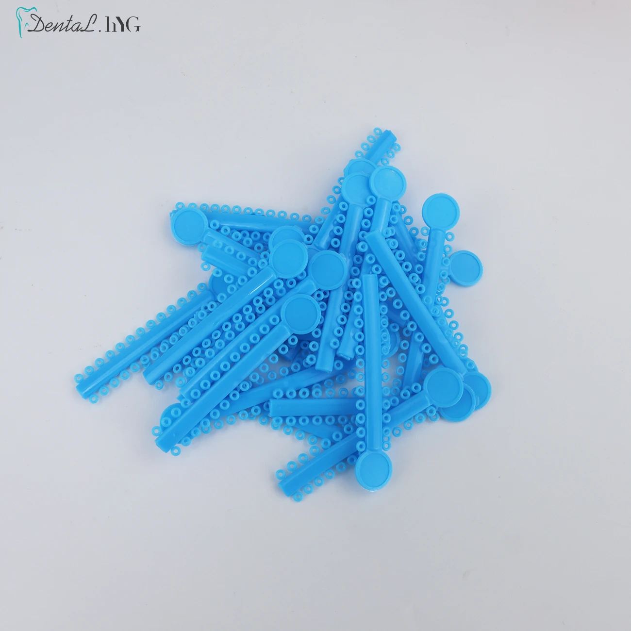 1Pack=1040PCS/40Sticks Dental Orthodontic Elastic Ligature Ties Bands for Brackets Braces Colourful to Choose