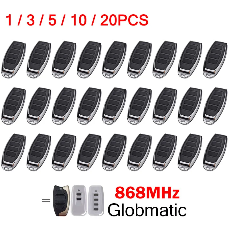 

Globmatic Совместимый пульт дистанционного управления 868МГц Leo Vella Vella2 Vella4 Leo 4 Управление гаражными воротами Команды гаражных ворот Плавающий код