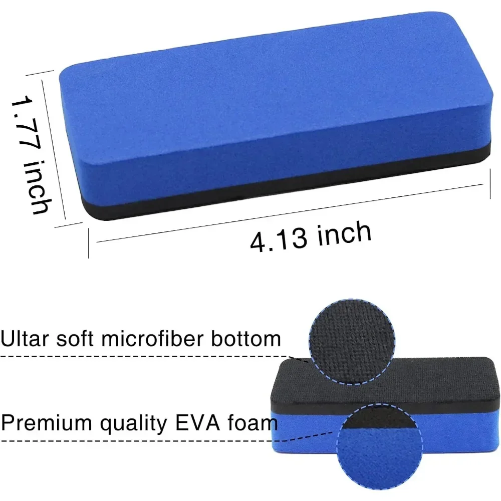 ممحاة جافة مغناطيسية، فرز، ممحاة سبورة بيضاء، 4 عبوات، ممحاة ألواح جافة، ممحاة سبورة بيضاء مغناطيسية