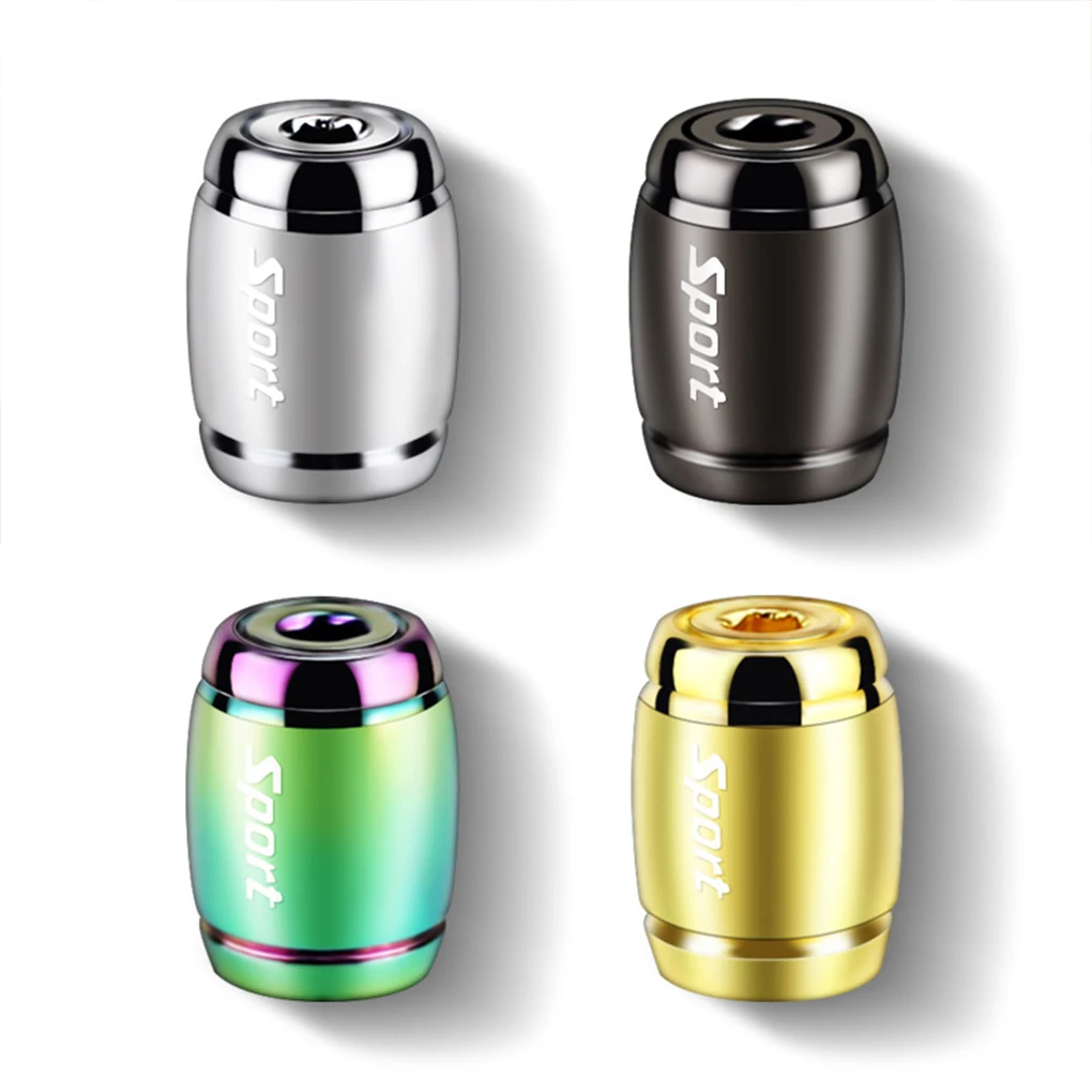 車用金属ユニバーサル合金タイヤバルブキャップ 4 個 - 耐久性と防錆砂耐久性ホイールシルバー