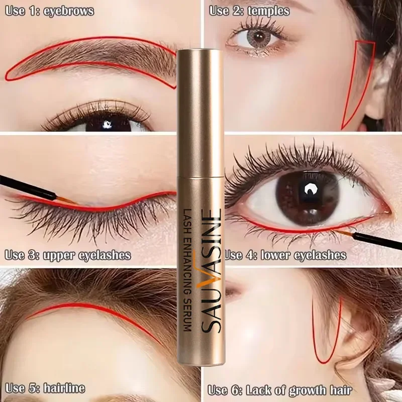 7 Days Fast Eyelash Growth Serum Eyelash Eyebrow Growth Strong Makeup Extension Treatment Thicken Care Products