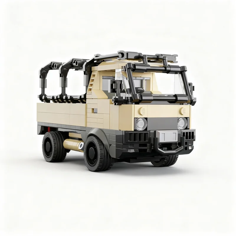 442 pièces MOC City Champions Modèle de camion Kei modifié Jouets Blocs de construction Cadeau de Noël Briques DIY Créatif pour enfants