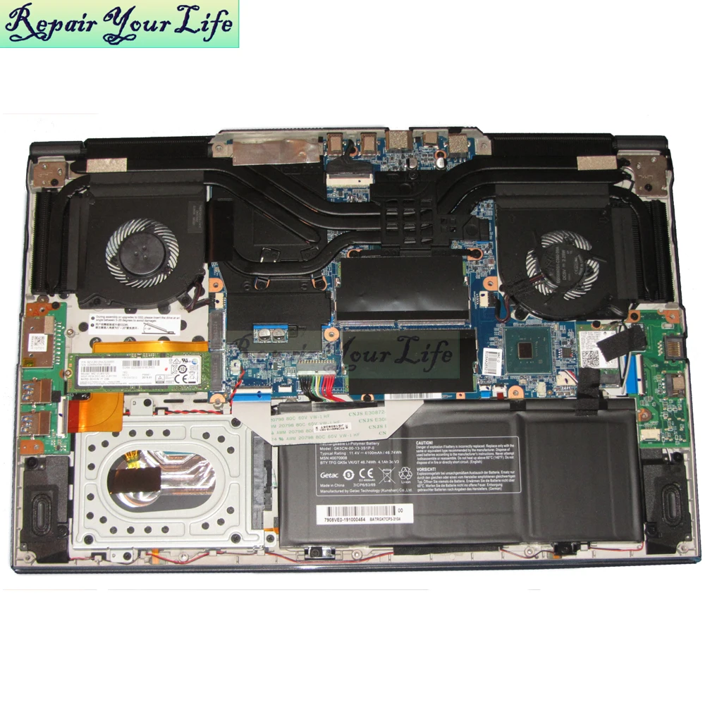 وحدة المعالجة المركزية GPU مروحة التبريد ل Medion Erazer X15803 X15805 X15809 MD61456 MD61497 MD61525 THER7GK5C6-1411 GK5CN6Z أجزاء الكمبيوتر المحمول المشجعين