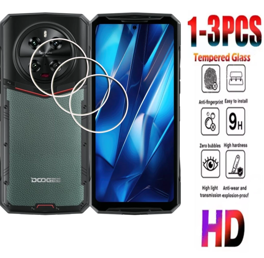 1-3PCS 3D 9H Camera Lens For DoogeeV40Pro DoogeeV40 V40Pro DK10 6.78" Doogee V40 Pro Back Screen Protector Cover Film