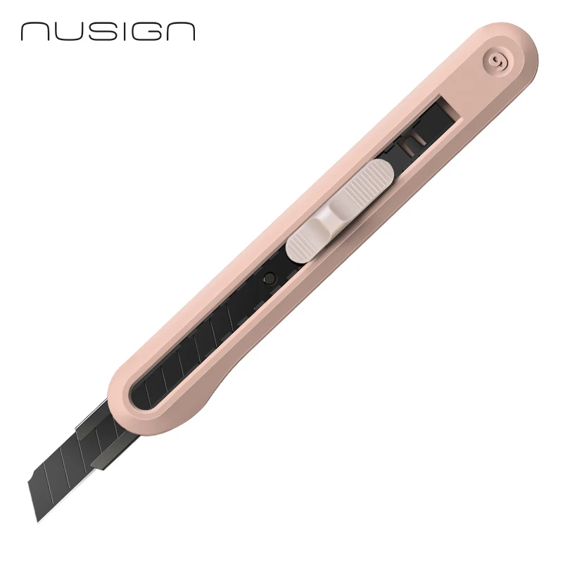 Nusign Professional Paper Cutter with Black Blade - Fashion Color Sharp Cutting Knife for Office & Craft Use
