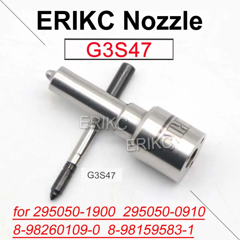 

Новый наконечник топливной форсунки Common Rail G3S47 293400-0470 для распылителя DENSO 295050-1900 295050-0910 8-98260109-0 8-98159583-1
