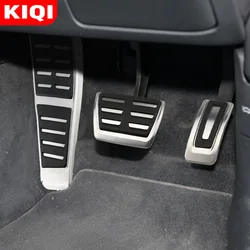 RHD Pedal Cover For Audi A5 B8 2007-2015 A4 B8 8K 2008-2015 Q5 8R 2005-2017 A6 C7 AT Pedals Pads Stainless Steel Accessories