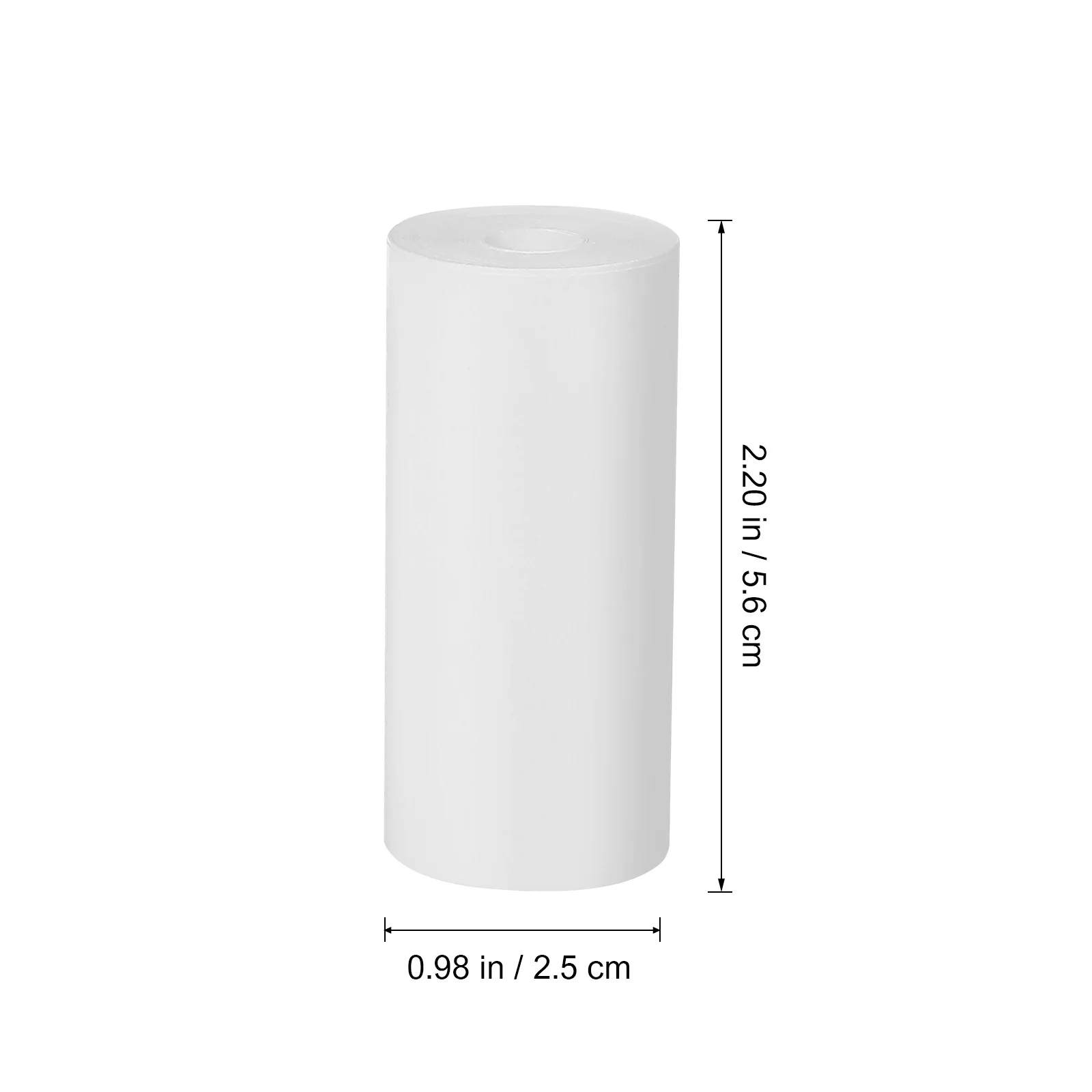 16 Rolls Thermal Printer Paper Mini Sticker Label Paper Roll Convenient Replacement Wide Compatibility for Thermal and Inkjet