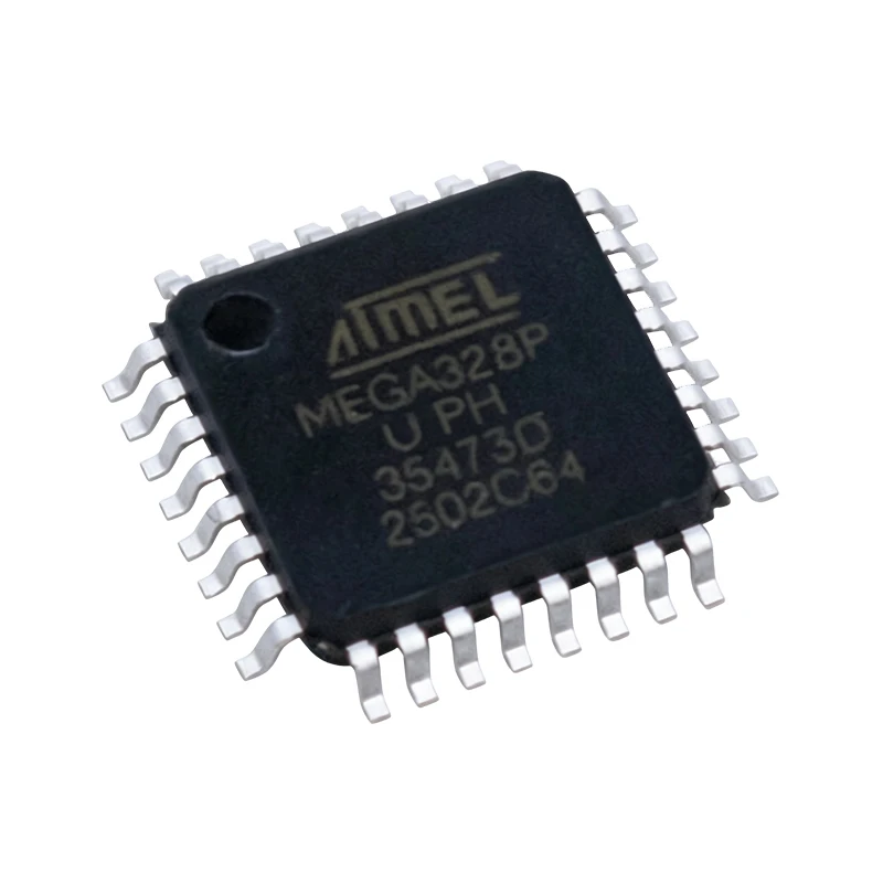 ATmega328P‑AU TQFP‑32 8‑Bit AVR Microcontroller IC Chip For Arduino Development Board Electronic DIY Project