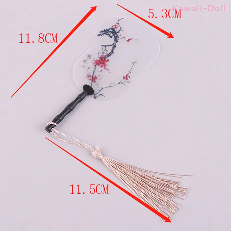 2 قطعة مروحة أوراق النخيل نموذج 1:12 دمية مصغرة محاكاة إكسسوارات ديكور منزلي #6