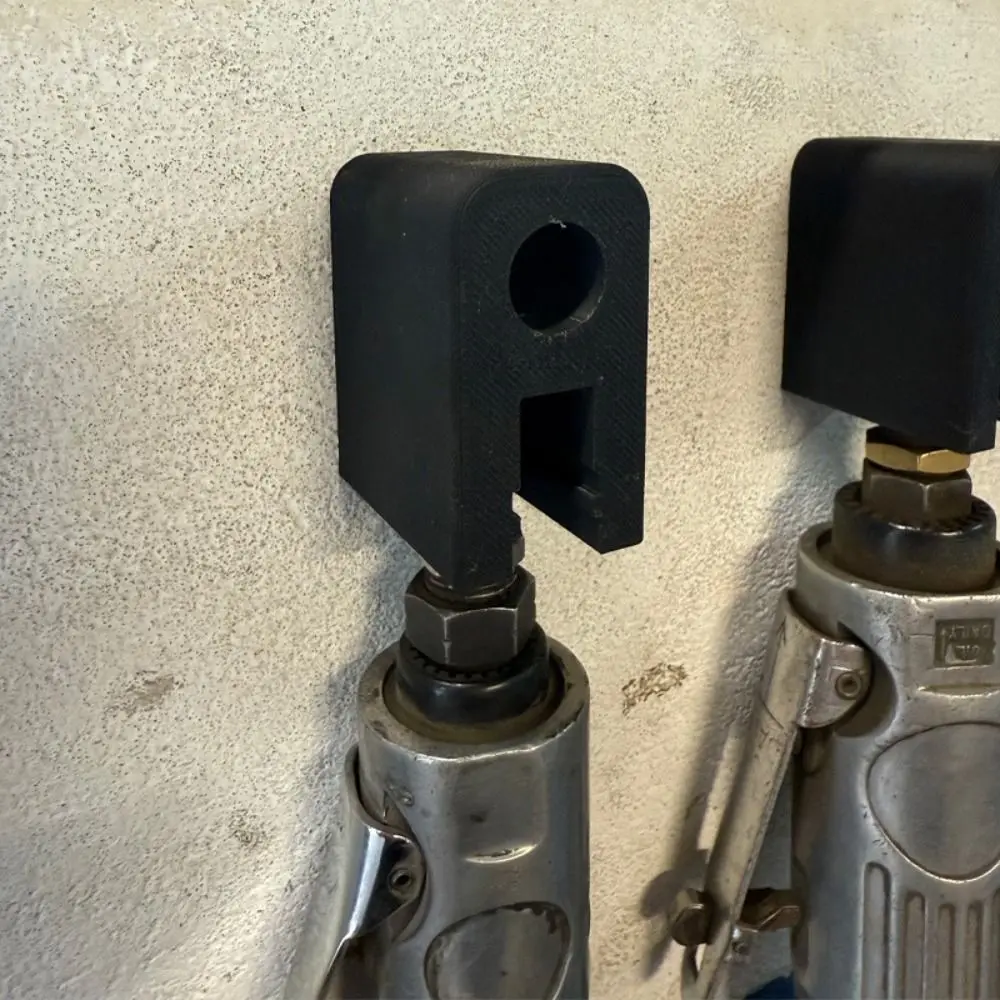 

Настенный запираемый органайзер для пневмоинструментов, черный, сверхпрочный, стойка для пневматических инструментов, для компрессора, для пневматических гайковертов