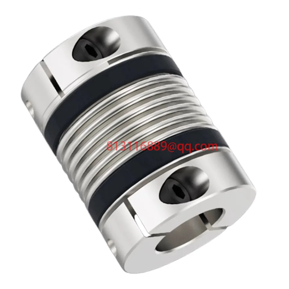 New Aluminum Alloy Bellows Coupling Elastic Coupling High Torque Servo Motor Screw Rod Connecting Sleeve