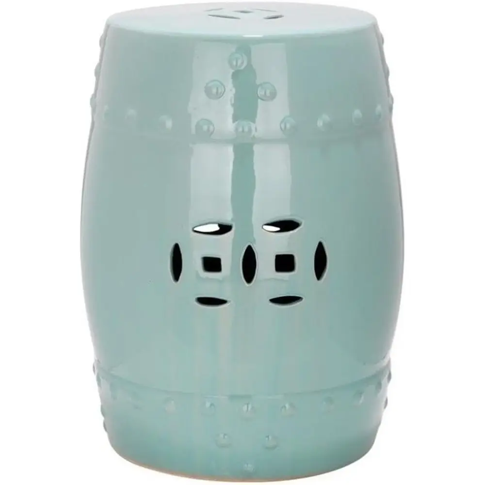 

Керамический садовый стул в светло-голубом цвете