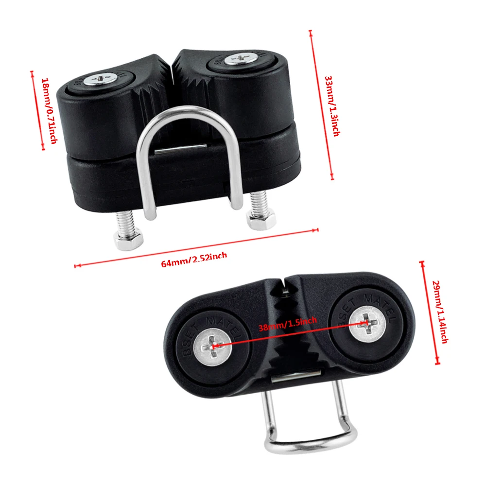 معدات بيلاتيس القارب خفيفة الوزن ومحمولة، مرابط كاميرا الدخول السريع مع مشبك حبل حلقي رائع مزود بسلك