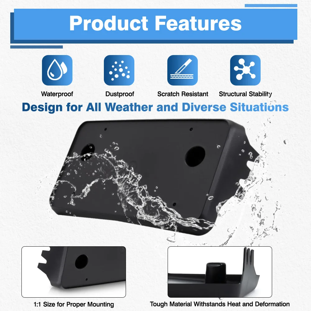 Front License Plate Bracket For Chevrolet Silverado 1500 W/T LT Custom Trail Boss 86772169 84877917 Car accessories