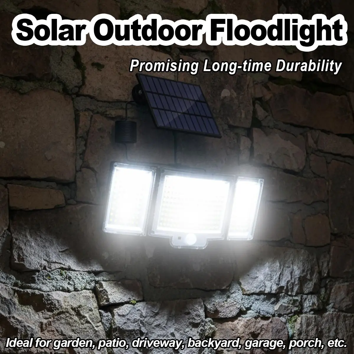 328LEDs Solar Lamp Split Security Motion Sensor Spotlights Outdoor Garden Patio Street Landscape Floodlight Home Art Led Deco