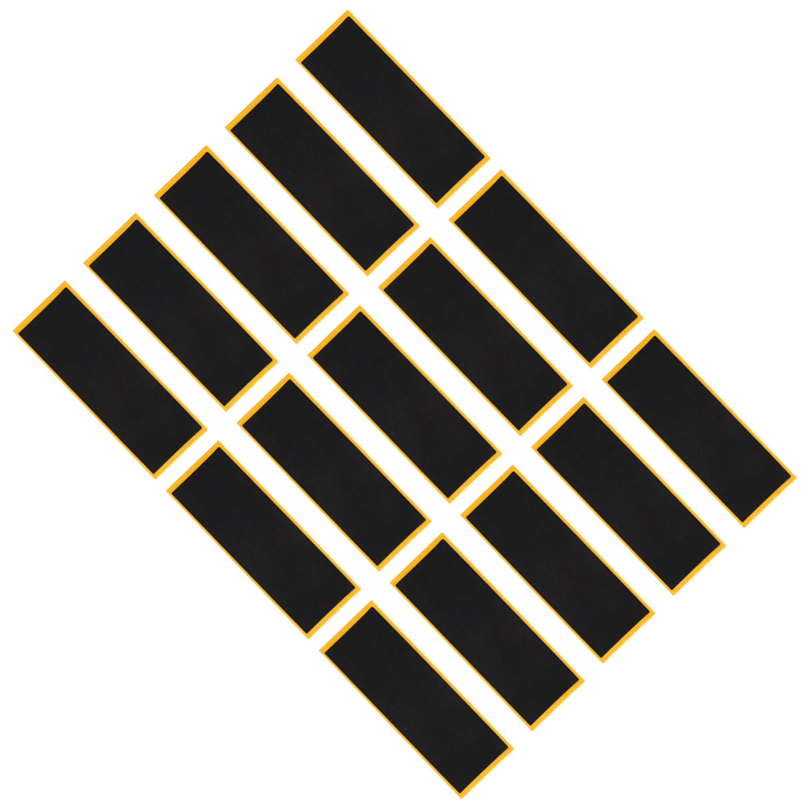 15Pcs Black Fingerboard Grip Tape Non-Slip Foams Tapes for Mini Skateboards Enthusiasts Routine Use Fingerboard Grip Tape