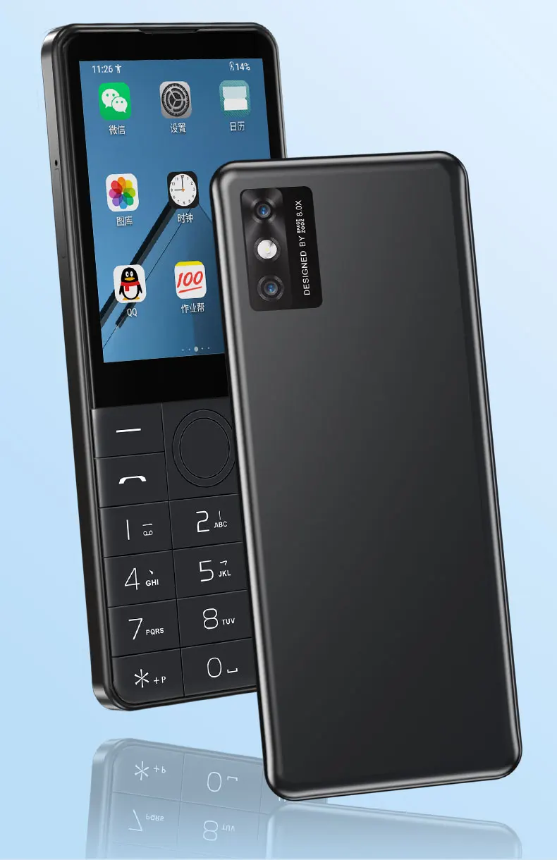 DOOV R77 Pro 4G Touch Screen Keypad Smartphone with 5MP Camera 2.8 Inch 3GB+32GB 2120mAh Whatsapp Hebrew Keyboard Mobile Phone