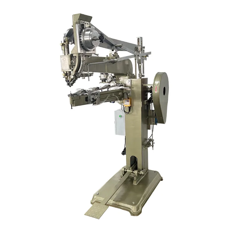 989M-1 Long Arm Automatic Feeding Golf Bag Riveting Machine Mechanical Power Motor for Turnover Box Tubular Rivet Washer
