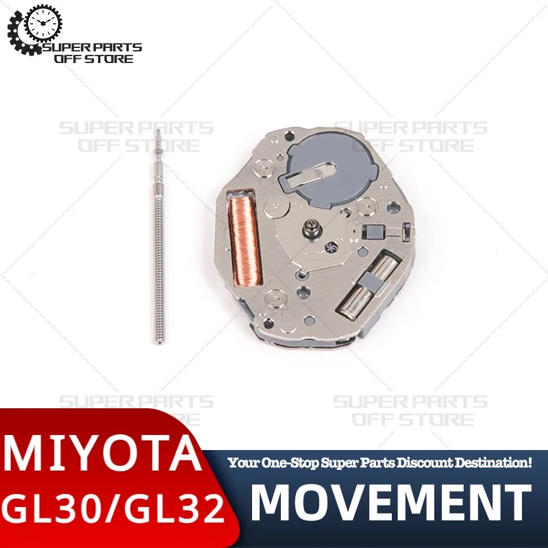 New Miyota Gl32 Movement Quartz Electronic GL30 Movement Three-Pin Watch Movement Accessories