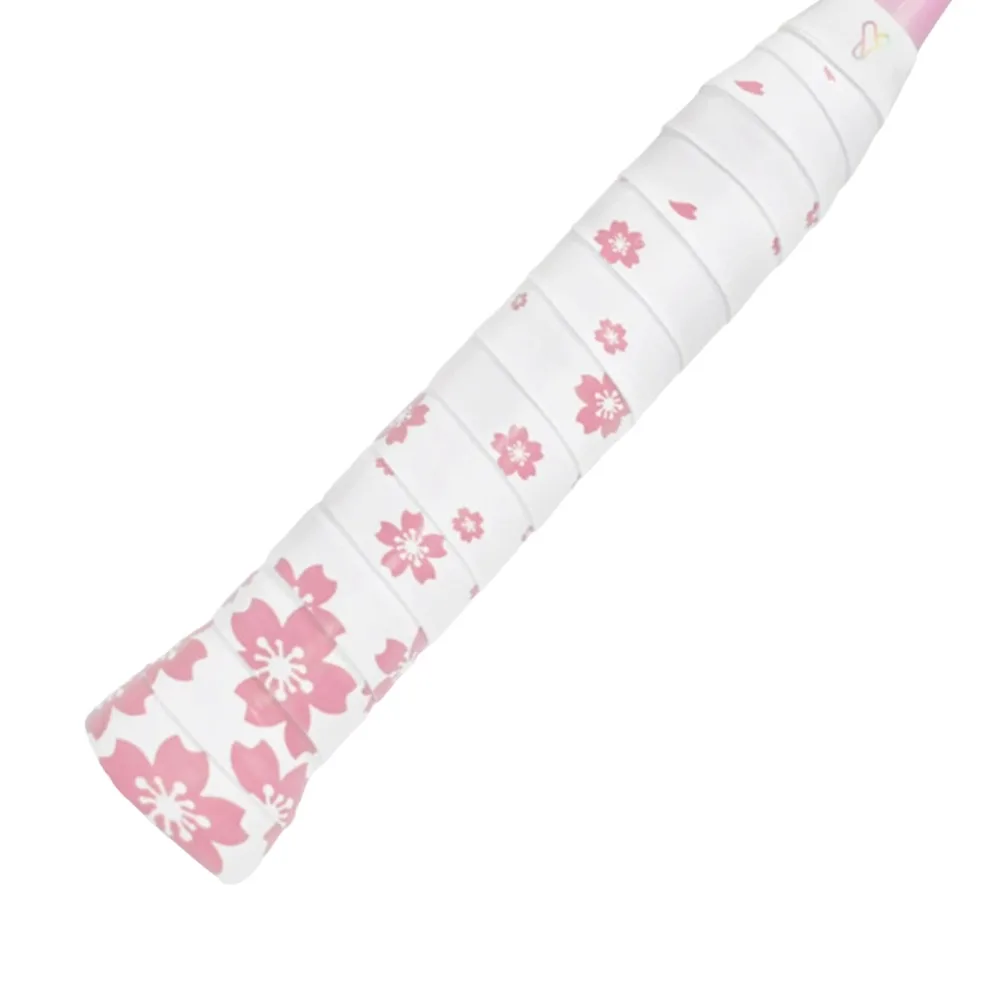 

Sakura Print Badminton Handle Wrap Tape Non-Slip Sweat-Absorbent Tennis Racket Grip Tape Shock-Absorbing Wear-resistant