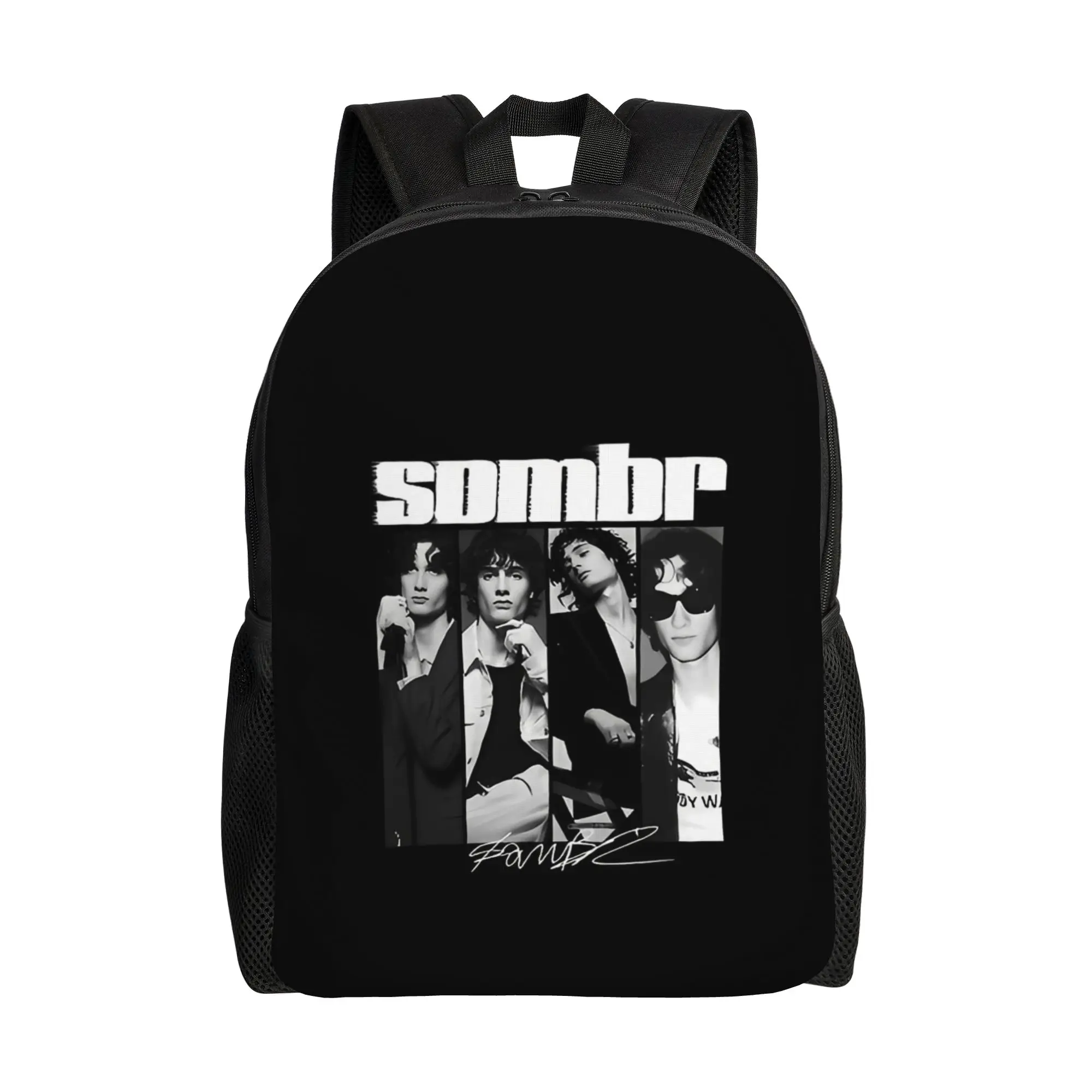 

ita bag Sombr Retro 90S Daypack mochila Adjustable Strap High School Zipper Closure Rucksack